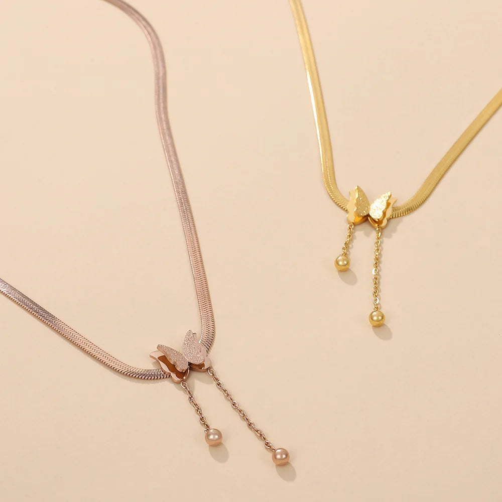 Multilayer Vintage Butterfly Necklace