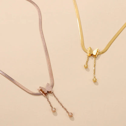 Multilayer Vintage Butterfly Necklace