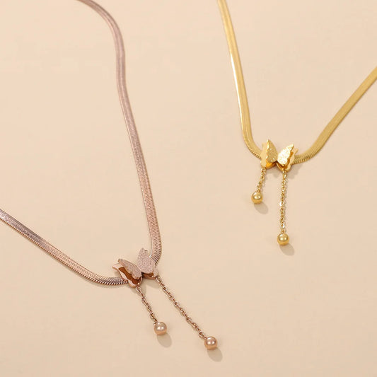 Multilayer Vintage Butterfly Necklace