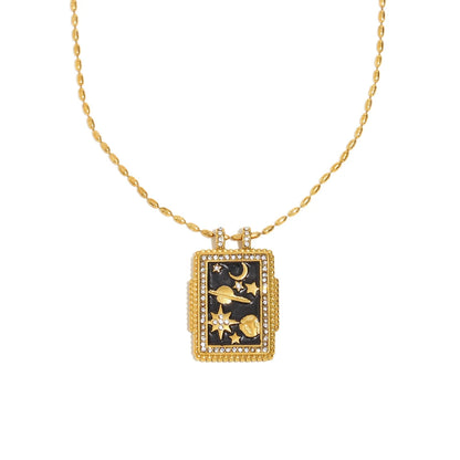 Zircon Pendant Necklace