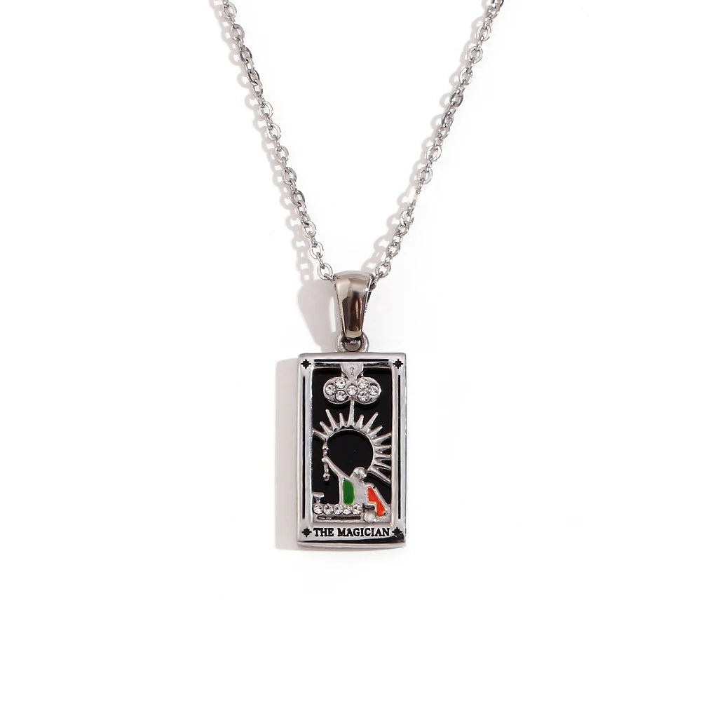 Tarot Card Pendant Necklace