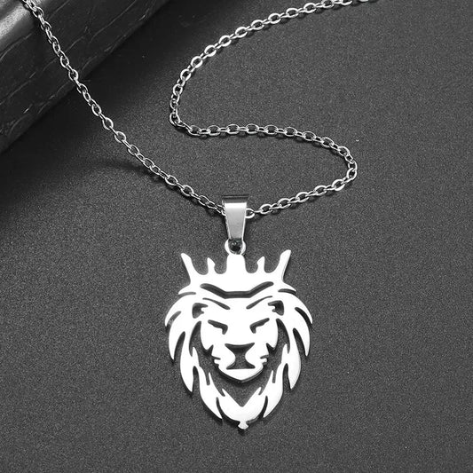 Lion Heart Pendant Necklace