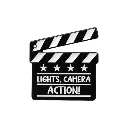 Lights Camera Action Pins