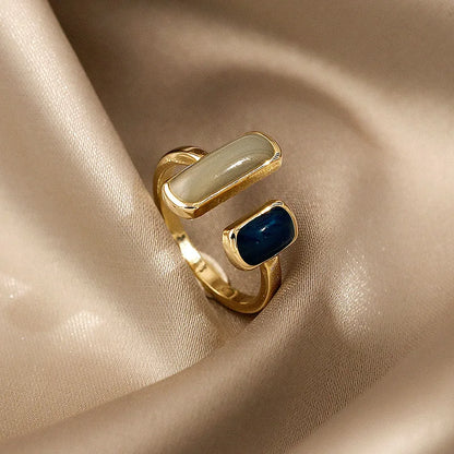 Gemstone Duo Ring