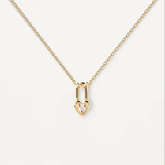 Lover's Padlock Pendant