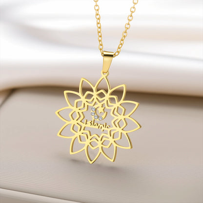 Islamic Flower Necklace