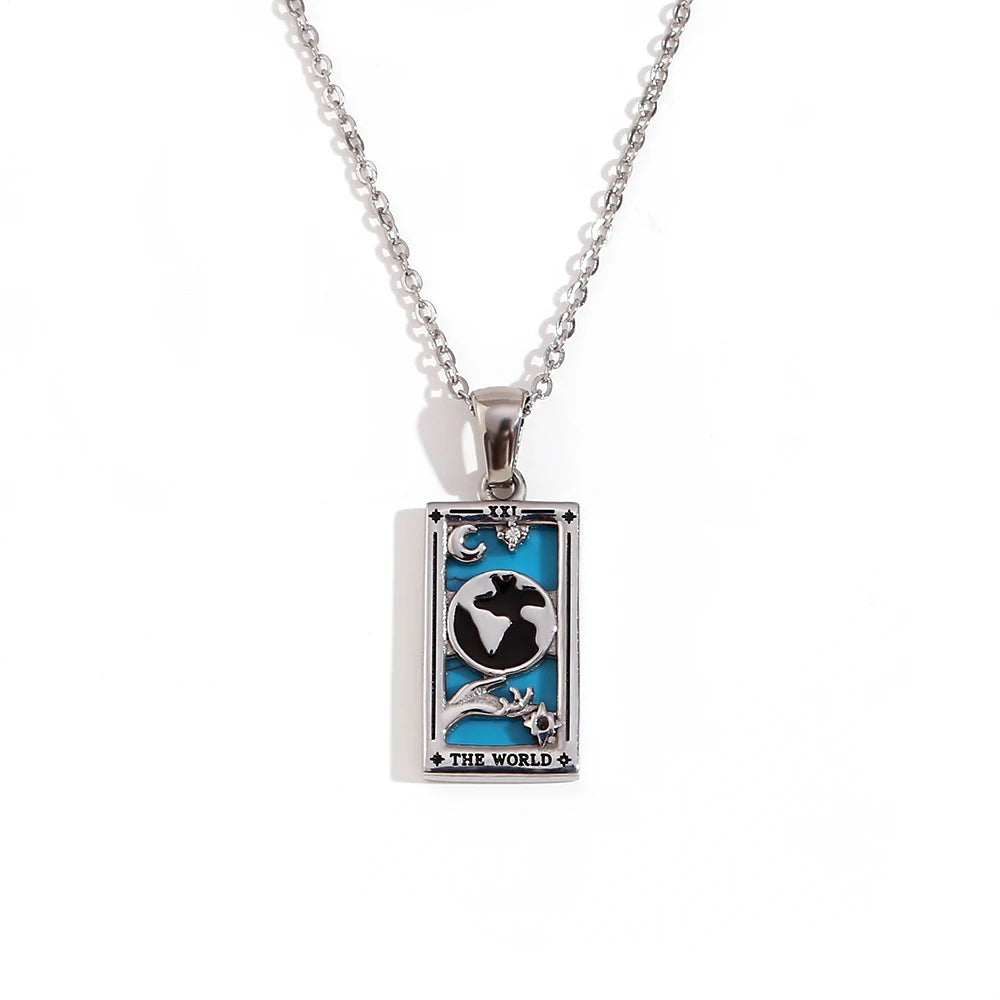 Tarot Card Pendant Necklace