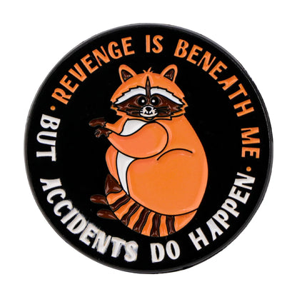 Raccoon Enamel Pin Badges