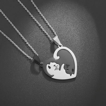 Cat Love Necklace Set