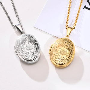 Flora Oval Locket