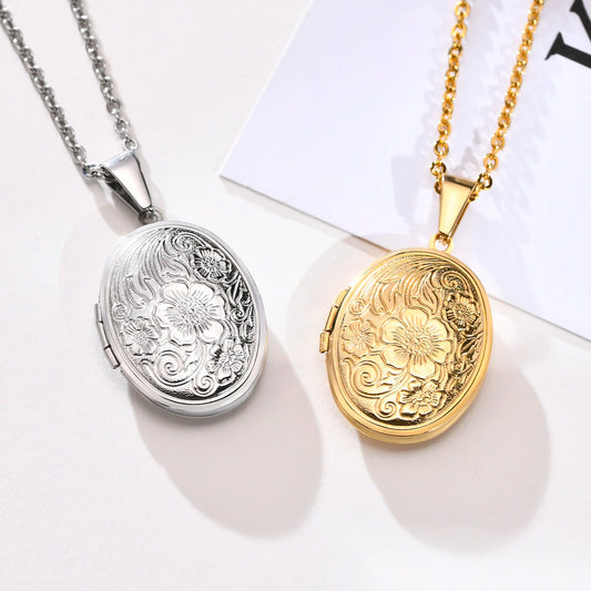 Flora Oval Locket
