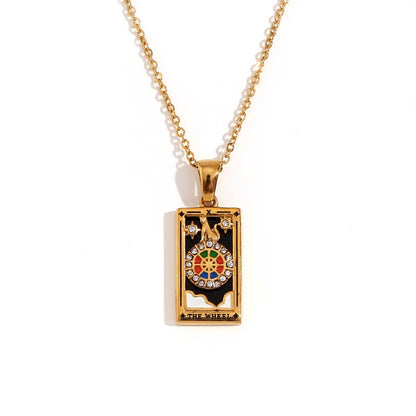 Tarot Card Pendant Necklace
