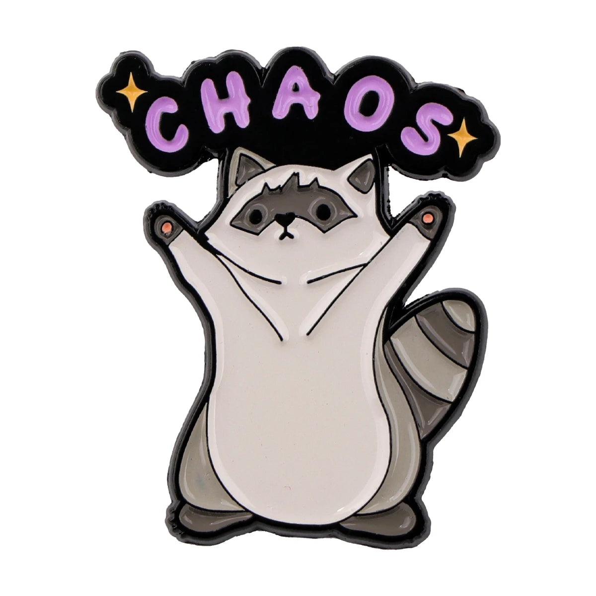 Raccoon Enamel Pin Badges