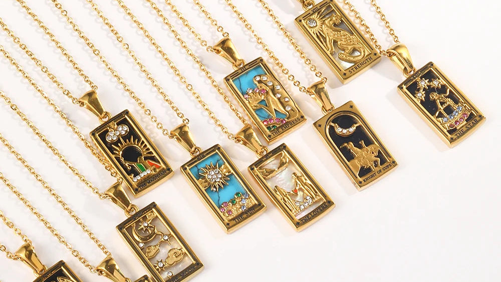 Tarot Card Pendant Necklace