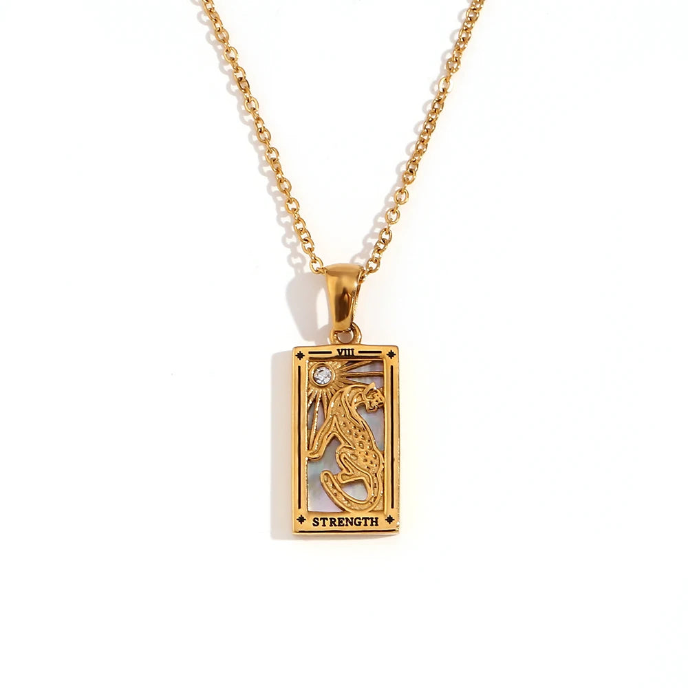 Tarot Card Pendant Necklace