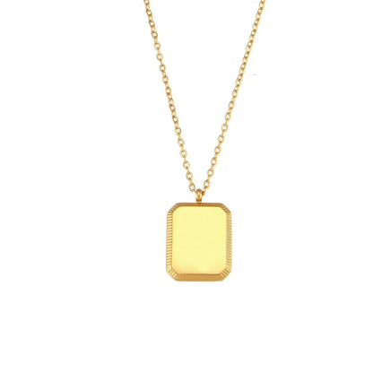 Birth Flower Pendant Necklace
