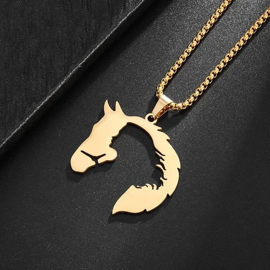 Equestrian Pendant Necklace