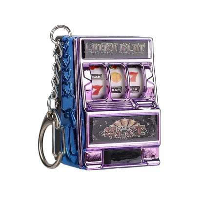 Mini Slot Machine Keychain