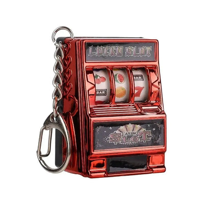 Mini Slot Machine Keychain