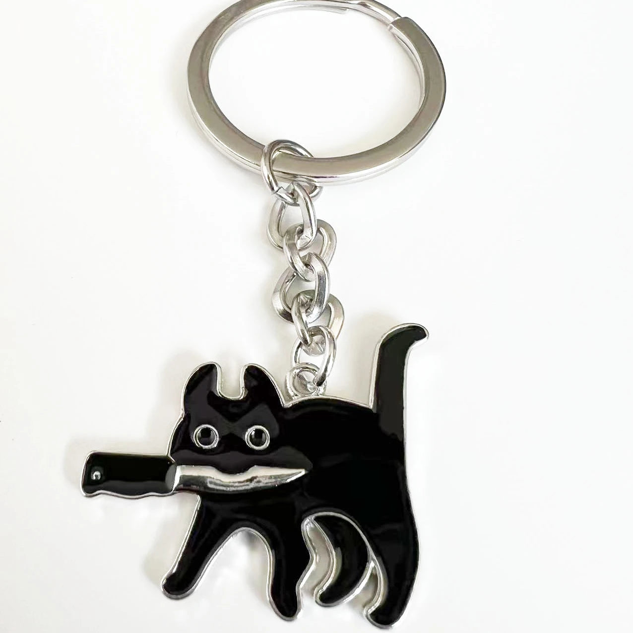 Black Cat Keychain