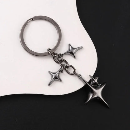 Chrome Star Keychains