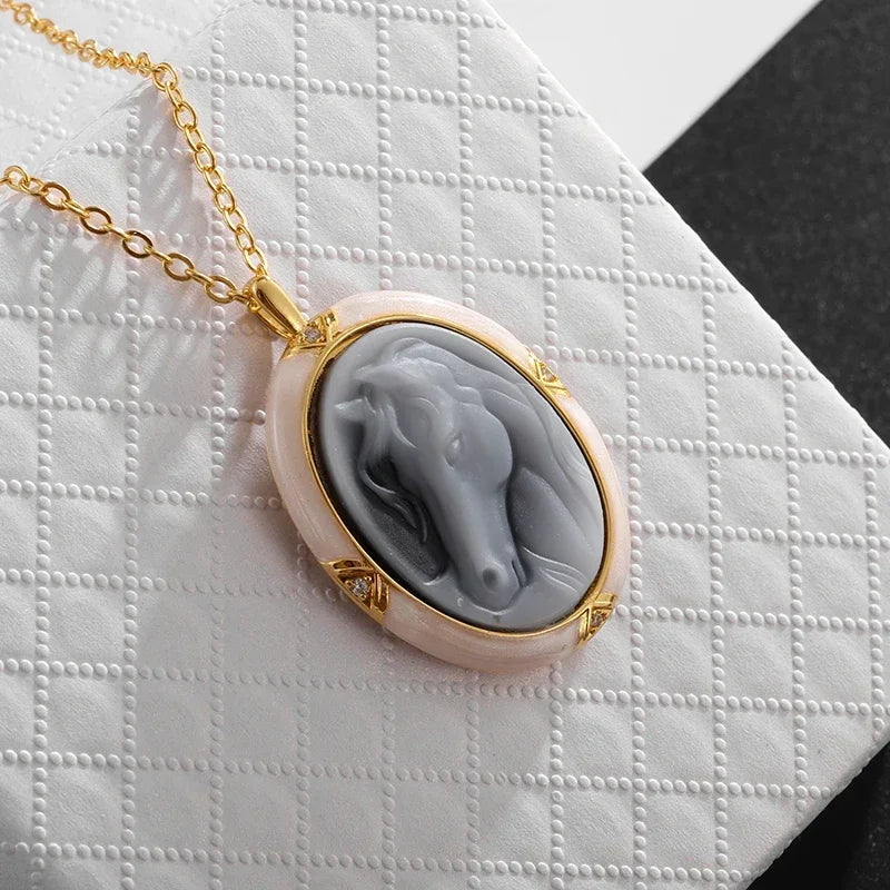 Frame Pendant Necklace