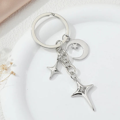 Chrome Star Keychains