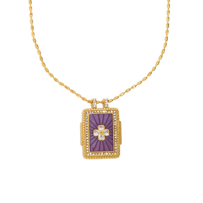 Zircon Pendant Necklace