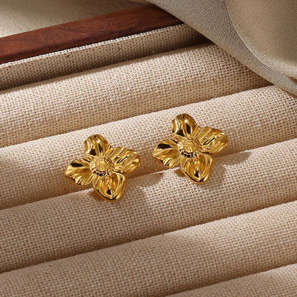 Flora Gold Earrings