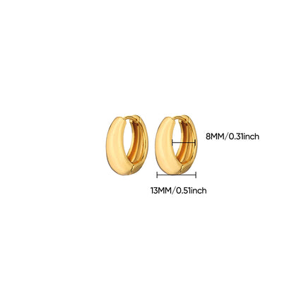Be Bold Gold Hoop Earrings