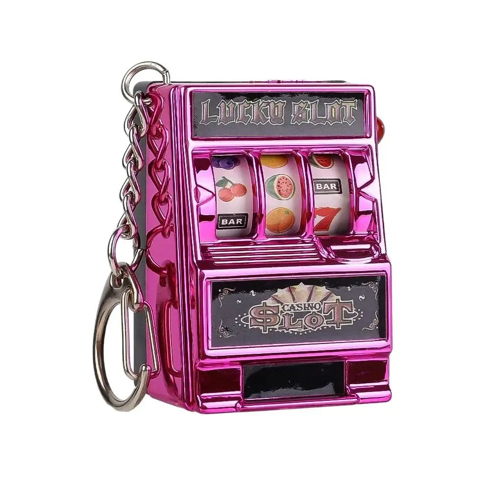Mini Slot Machine Keychain