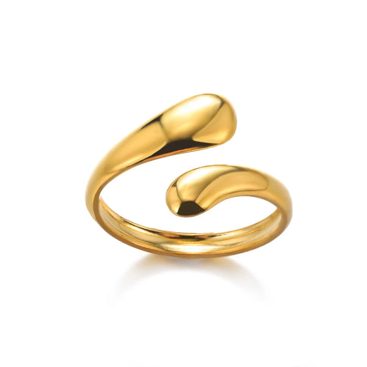 Liquid Gold Wrap Ring
