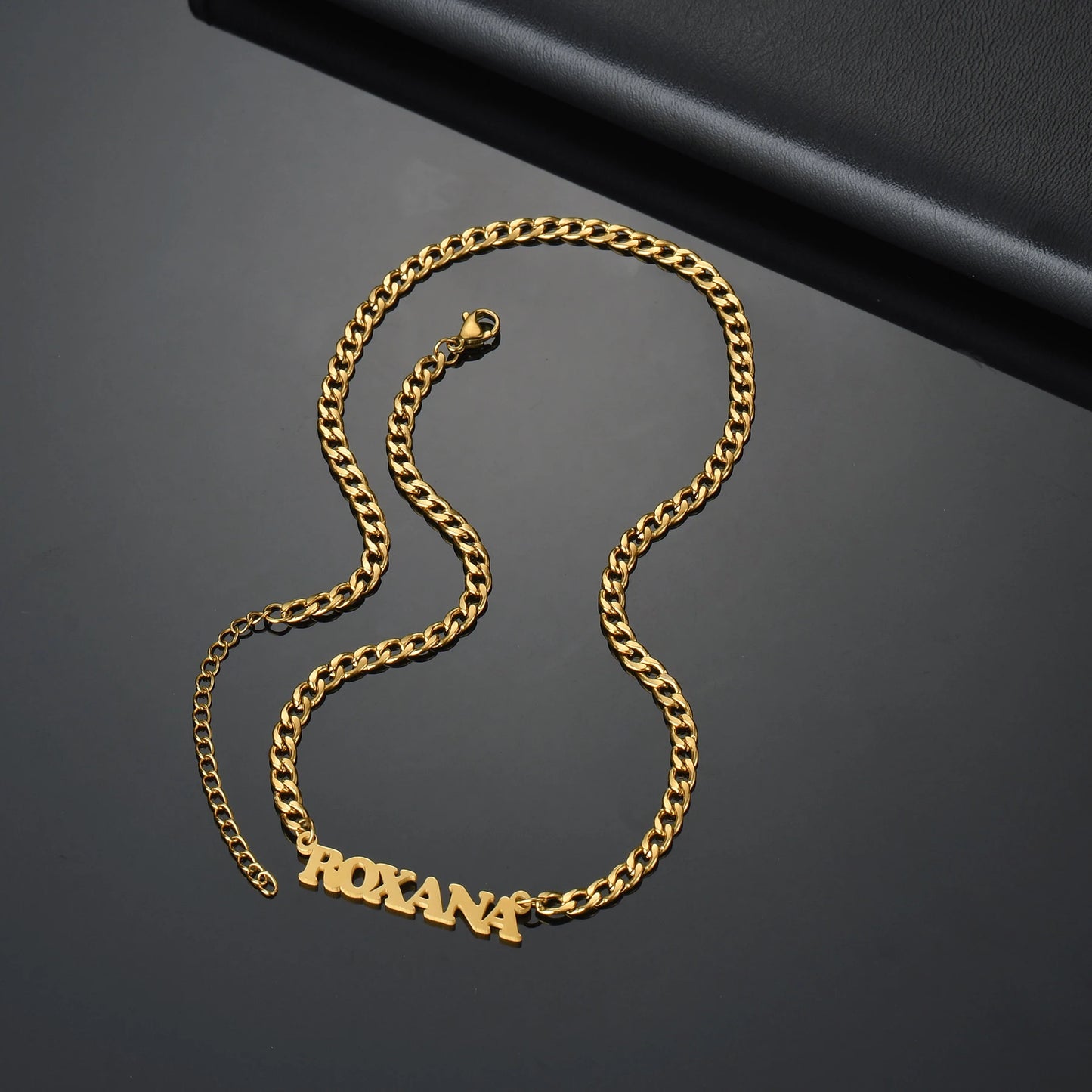 Gold Custom Name Choker