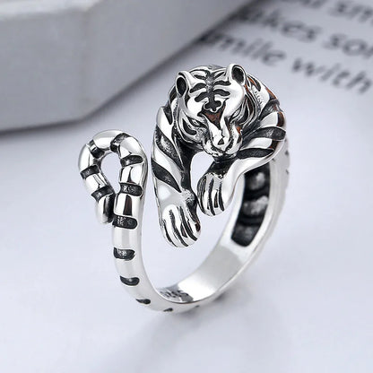 Vintage Tiger Head Ring