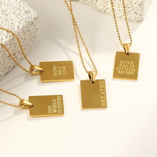 Self Love Pendant Necklace