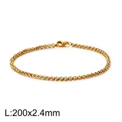 Chunky O-Chain Link Bracelet
