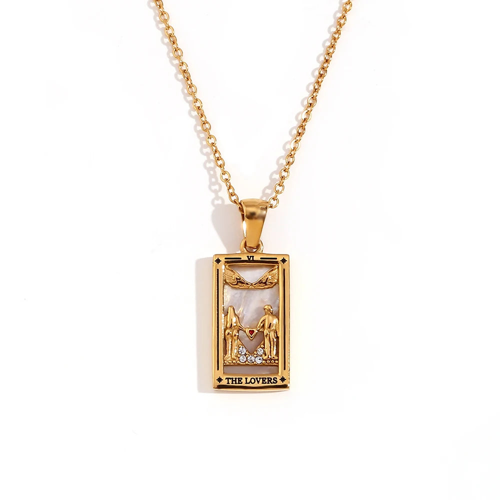 Tarot Card Pendant Necklace