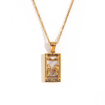 Tarot Card Pendant Necklace