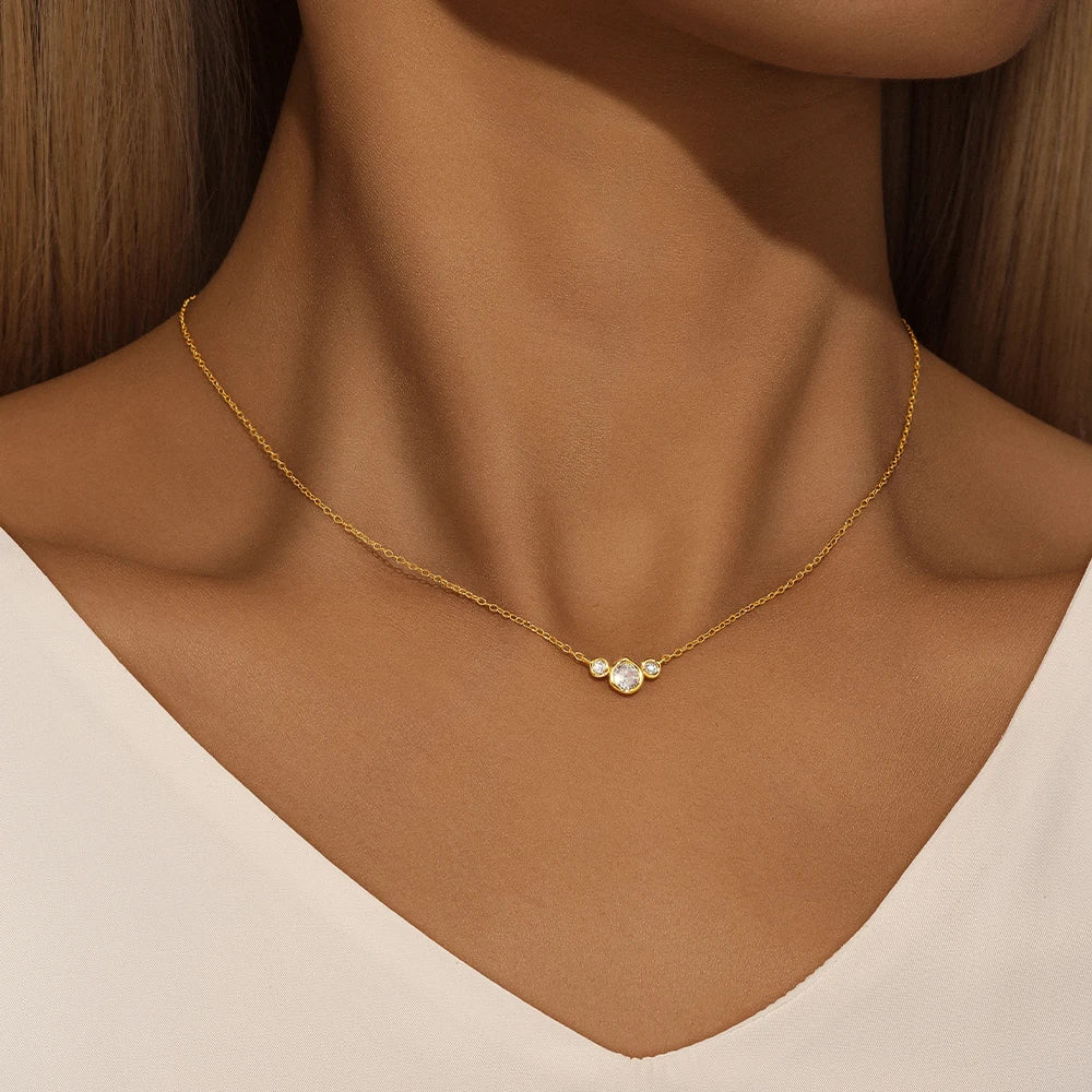 3-Stone Necklace
