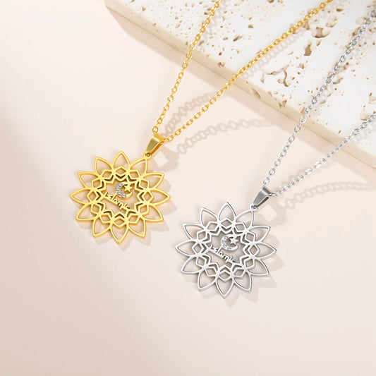 Islamic Flower Necklace