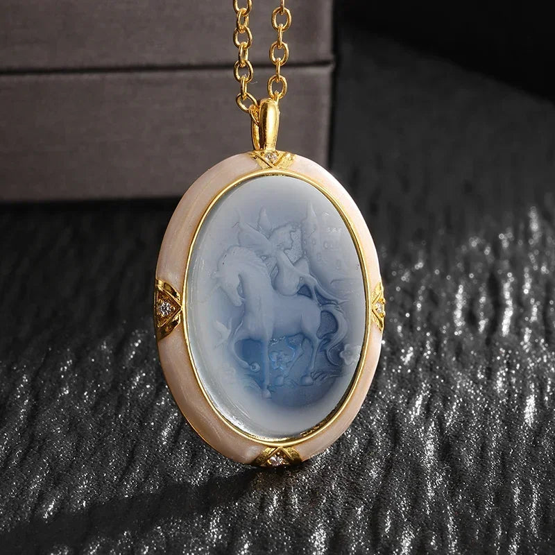Frame Pendant Necklace