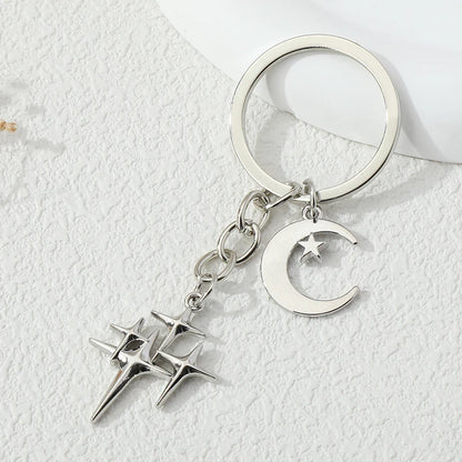 Chrome Star Keychains