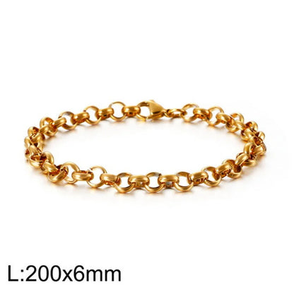 Chunky O-Chain Link Bracelet