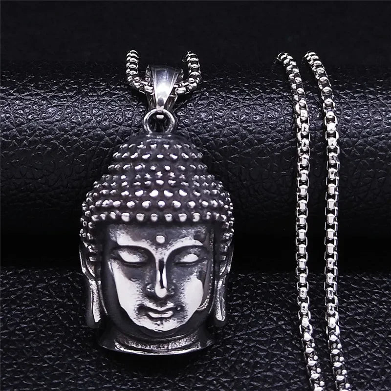 Bohemia Buddha Head Necklace