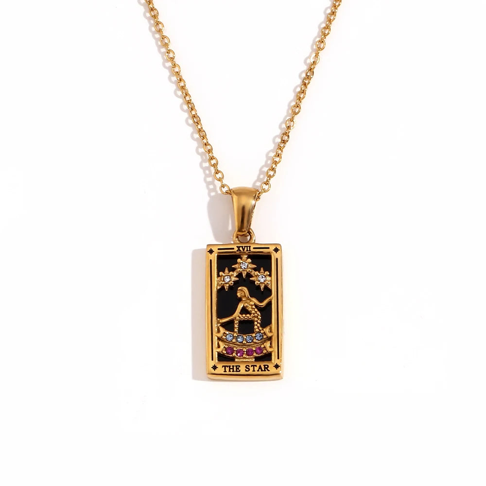 Tarot Card Pendant Necklace