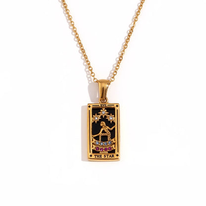 Tarot Card Pendant Necklace