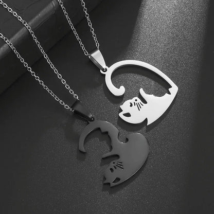Cat Love Necklace Set