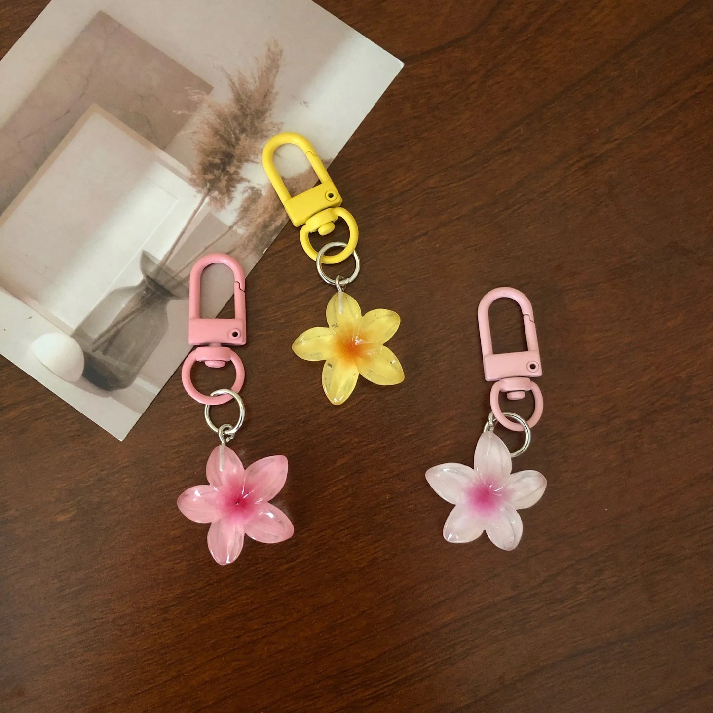 Maui Flower Keychain