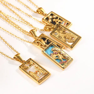 Tarot Card Pendant Necklace