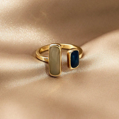 Gemstone Duo Ring
